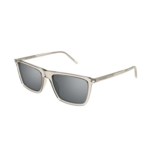 Saint Laurent Beige Silver Solglasögon SL 668 Beige, Dam