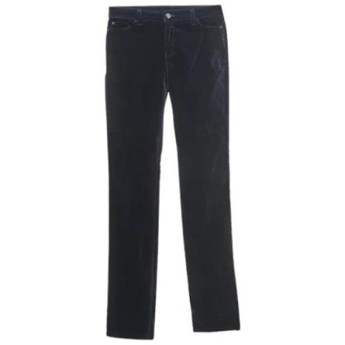 Armani Pre-owned Pre-owned Sammet jeans Blue, Dam