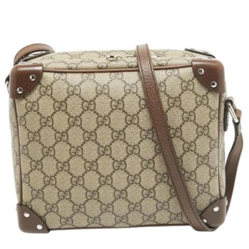 Gucci Vintage Pre-owned Laeder gucci-vskor Beige, Dam