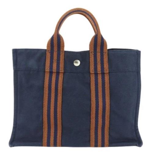 Hermès Vintage Pre-owned Bomull handvskor Blue, Dam