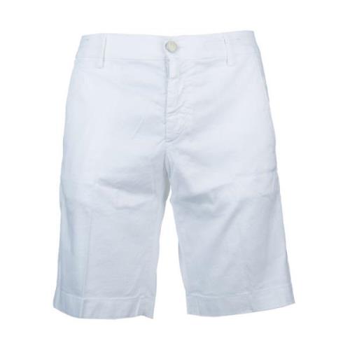 Hand Picked Stiliga Bermuda Shorts för sommardagar White, Herr