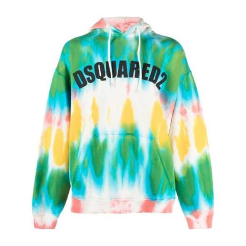 Dsquared2 Färgglad U Felpa Hoodie Multicolor, Herr