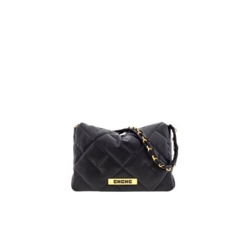 Carolina Herrera Mjuk Bimba Axelväska Quiltad Black, Dam