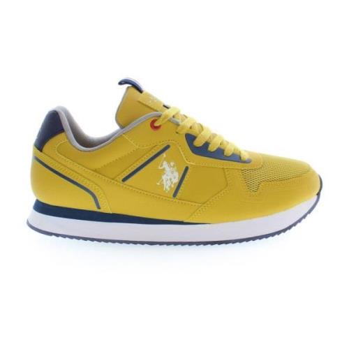 U.s. Polo Assn. Strålande Gula Snörskor Yellow, Herr