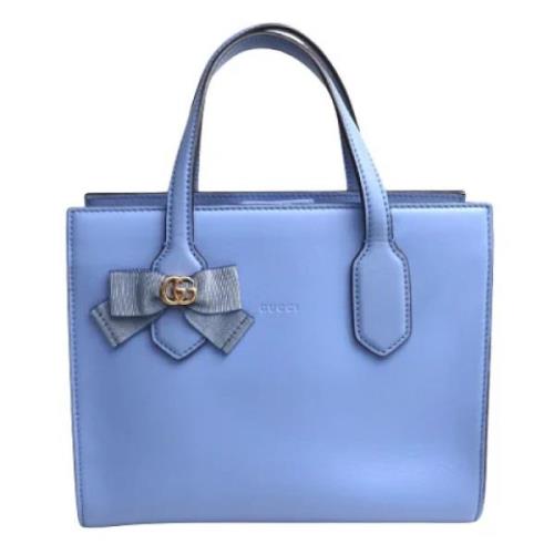 Gucci Vintage Pre-owned Laeder gucci-vskor Blue, Dam