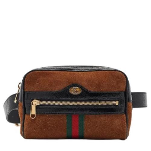 Gucci Vintage Pre-owned Tyg handvskor Brown, Dam