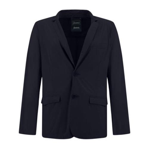 Herno Vattentät Vindtät Andningsbar Blazer Blue, Herr