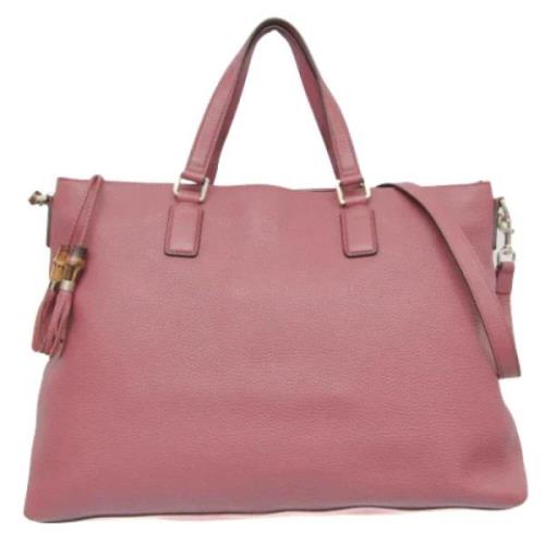 Gucci Vintage Pre-owned Laeder gucci-vskor Pink, Dam