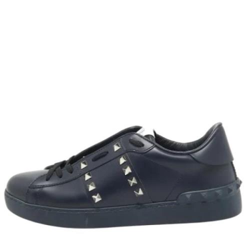 Valentino Vintage Pre-owned Laeder sneakers Blue, Dam