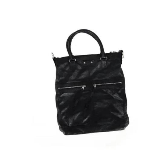 Balenciaga Vintage Pre-owned Laeder balenciaga-vskor Black, Dam