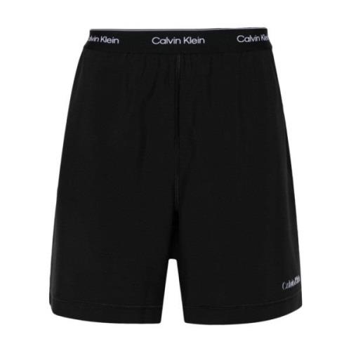 Calvin Klein Sportig Svart Logoshorts Black, Herr