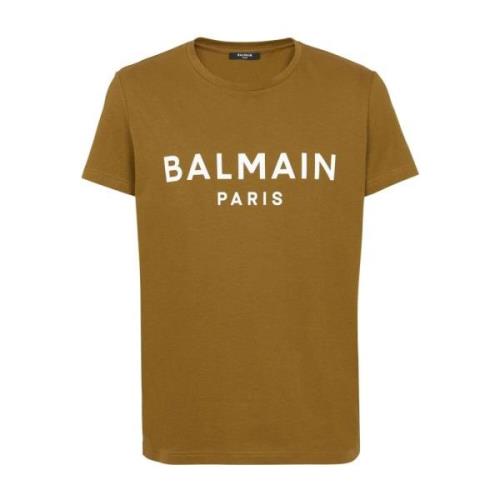 Balmain T-Shirts Green, Herr