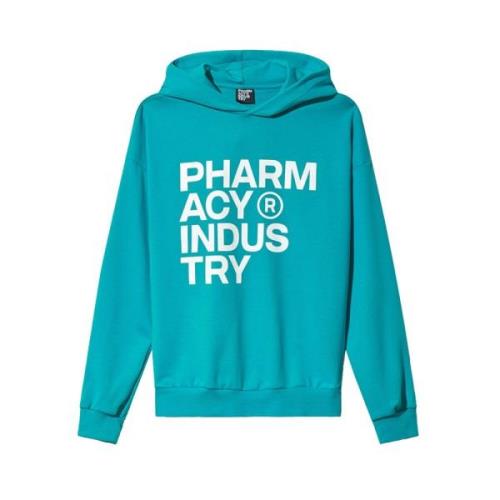 Pharmacy Industry Grön Hoodie Avslappnad Sportig Look Green, Herr