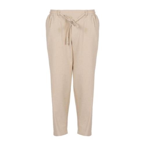 Xagon Man Casual Löst Sittande Byxor Beige, Herr