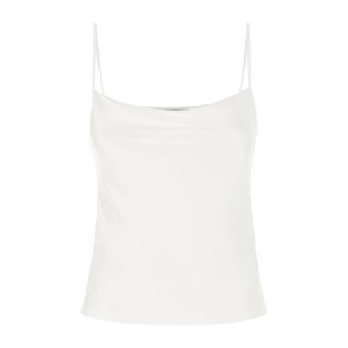 Alberta Ferretti Stilfull TOP för Modeälskare White, Dam