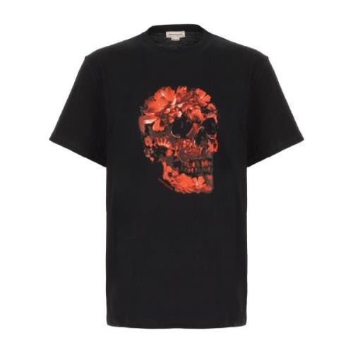 Alexander McQueen Casual Bomull T-shirt Black, Herr