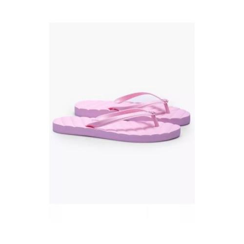 Tory Burch Quiltad Rose Keira Flip Flops Pink, Herr