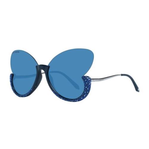 Swarovski Gradient Butterfly Solglasögon Blue, Dam