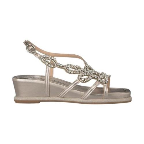 Alma EN Pena Kil Sandal med Strassband Yellow, Dam