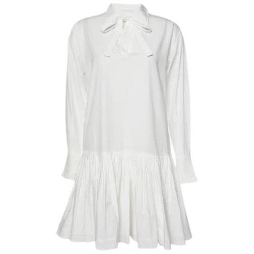 Chloé Pre-owned Pre-owned Bomull klnningar White, Dam