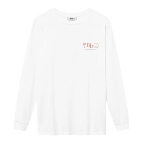 Nikben Vit Långärmad Souvenir Tee White, Dam