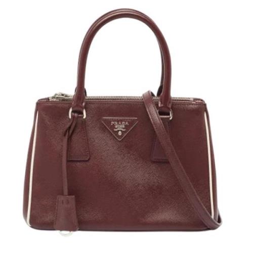 Prada Vintage Pre-owned Laeder totevskor Red, Dam