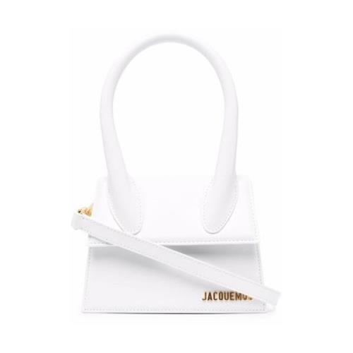 Jacquemus Le Chiquito Vit Topphandtagväska White, Dam