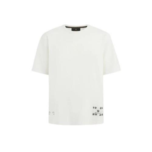 Belstaff Centenary Applique Label Tee White, Herr