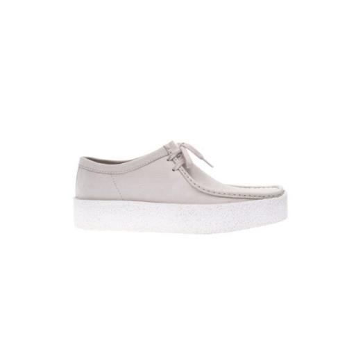 Clarks Vita Wallabee Cup båtskor White, Herr