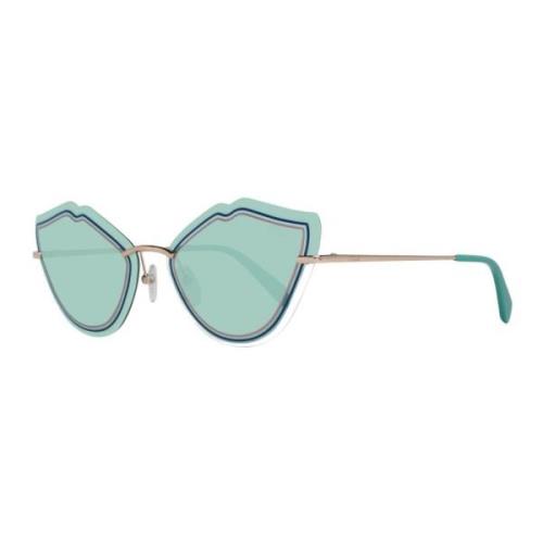 Emilio Pucci Roséguld Cat Eye Solglasögon Multicolor, Dam