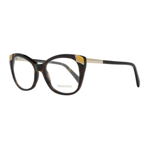 Emilio Pucci Elegant Butterfly Optical Frames Brown, Dam