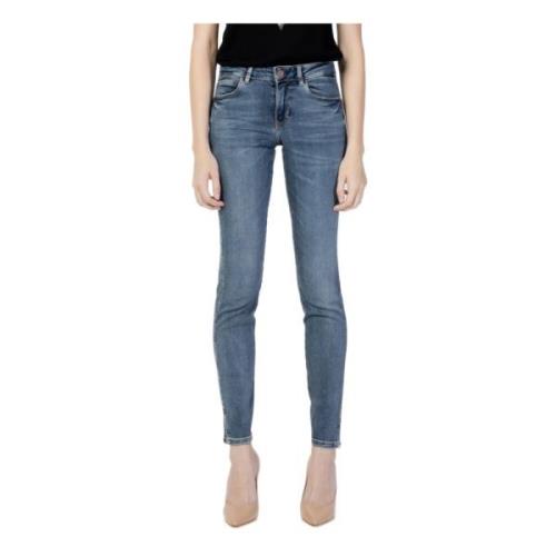 Guess Slim Jeans Dam Höst/Vinter Kollektion Blue, Dam