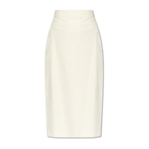 Max Mara Pennkjol 'Eden' White, Dam