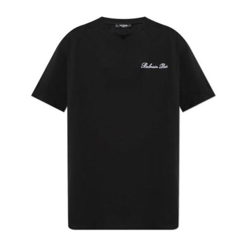 Balmain T-shirt med logotyp Black, Herr