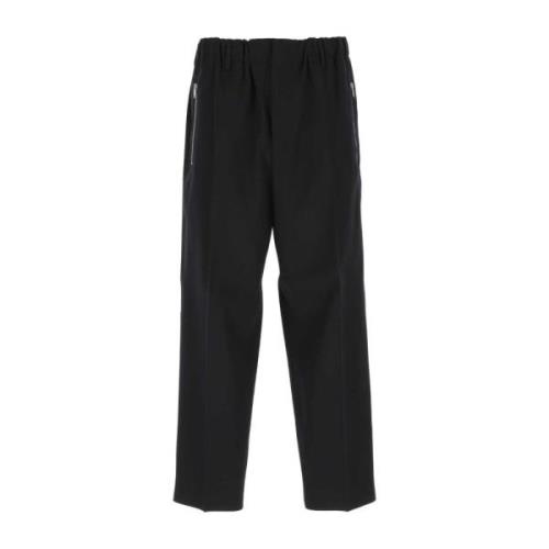 Jil Sander Midnight Blue Wool Pants Blue, Herr