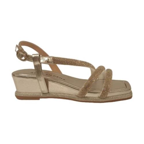 Alma EN Pena Silver Casual Dam Sandaler Gray, Dam