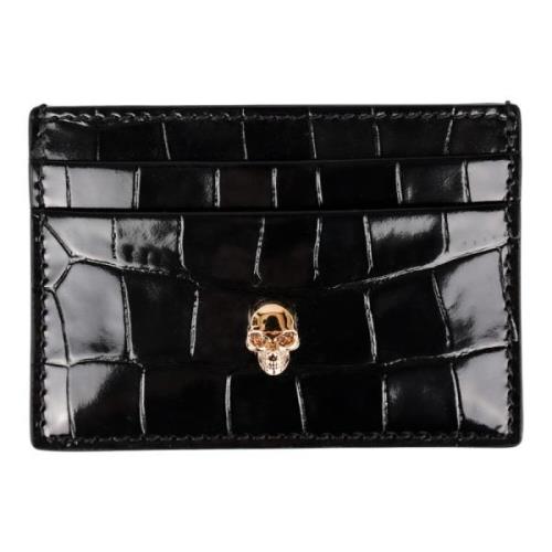 Alexander McQueen Läderplånbok Black, Dam