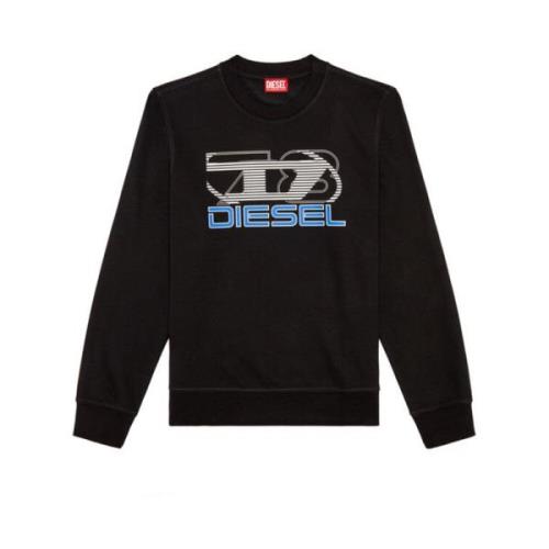 Diesel Stiliga Sweatshirts och Hoodies Black, Herr