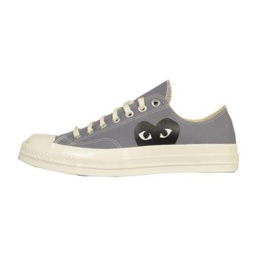 Comme des Garçons Play Hjärta Låg Topp Sneakers Gray, Herr