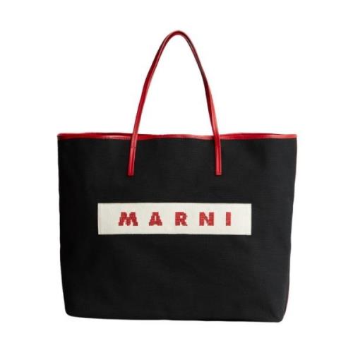 Marni Stilren Shoppingväska Black, Dam