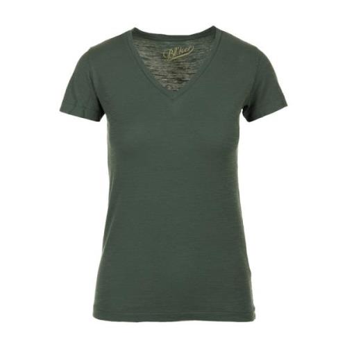 Bl'ker Grön Top T-Shirt Green, Dam