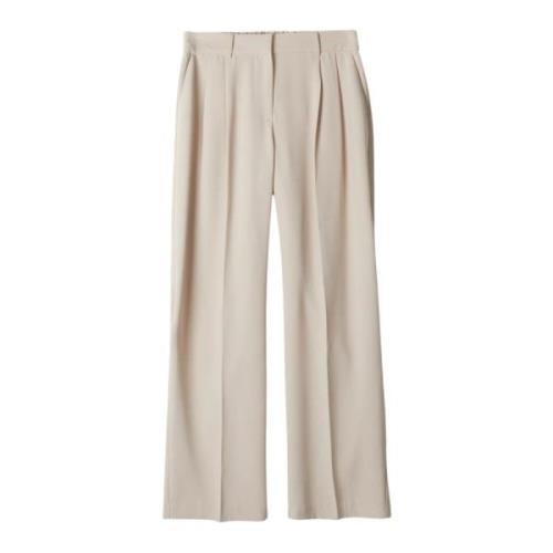 Stylein Wide Trousers Beige, Dam