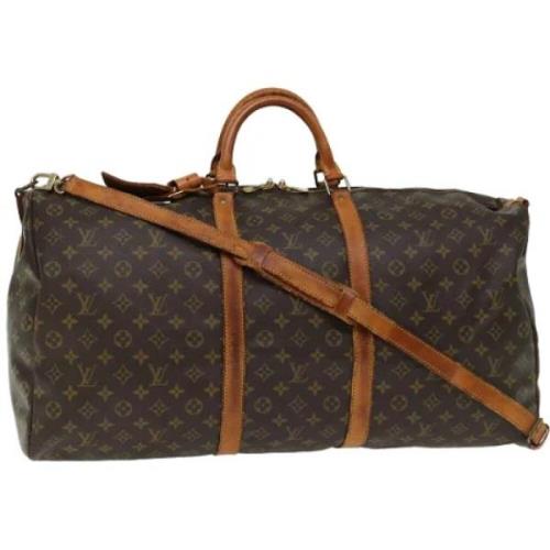 Louis Vuitton Vintage Pre-owned Canvas handvskor Brown, Dam