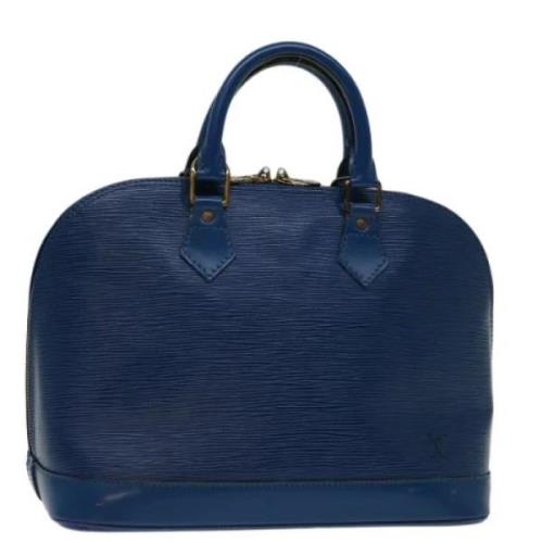 Louis Vuitton Vintage Pre-owned Laeder handvskor Blue, Dam