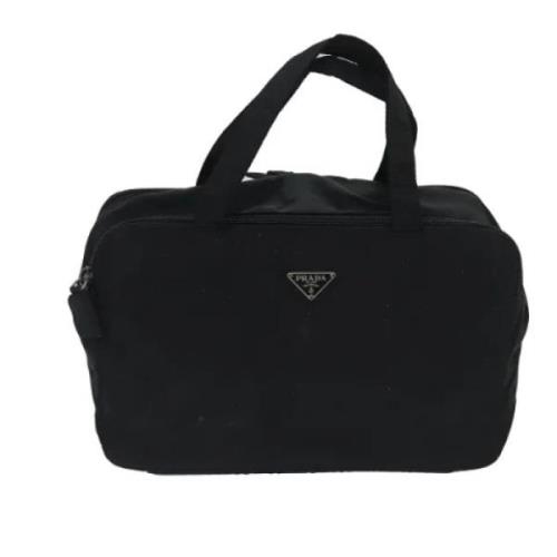 Prada Vintage Pre-owned Tyg prada-vskor Black, Dam