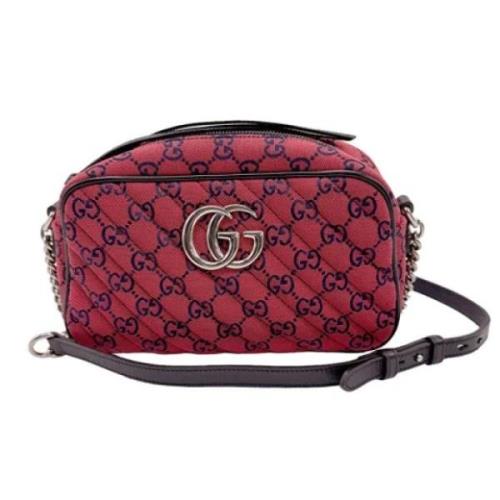 Gucci Vintage Pre-owned Canvas gucci-vskor Red, Dam