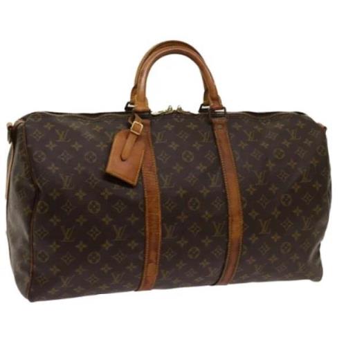 Louis Vuitton Vintage Pre-owned Canvas resvskor Brown, Dam