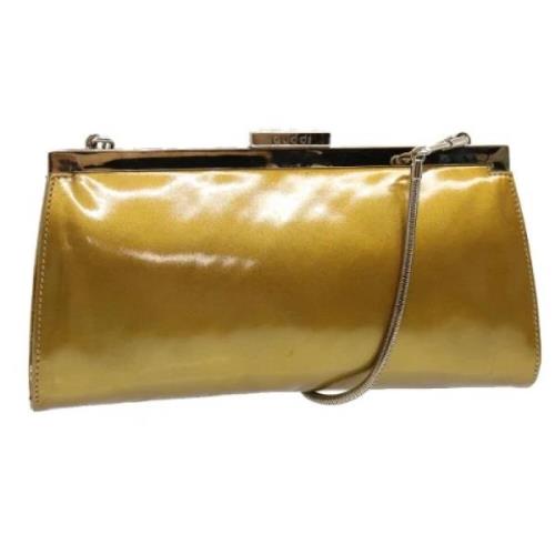 Gucci Vintage Pre-owned Laeder gucci-vskor Yellow, Dam