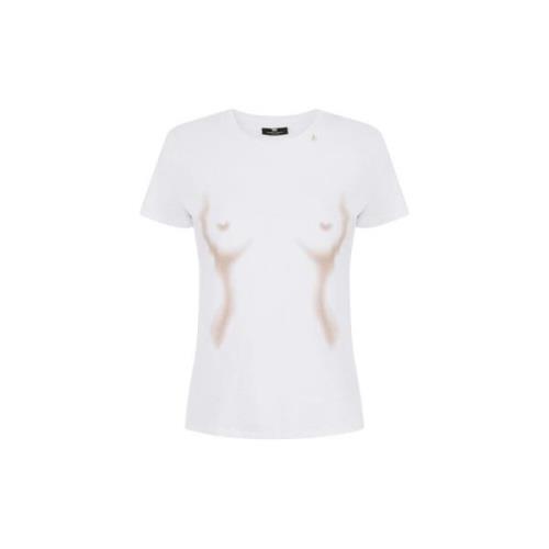 Elisabetta Franchi T-Shirts White, Dam