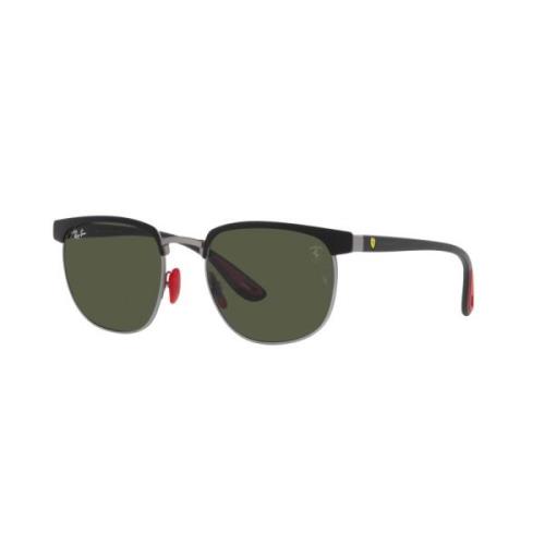 Ray-Ban Ferrari Scuderia Solglasögon Svart Ruthenium/Grå Black, Unisex